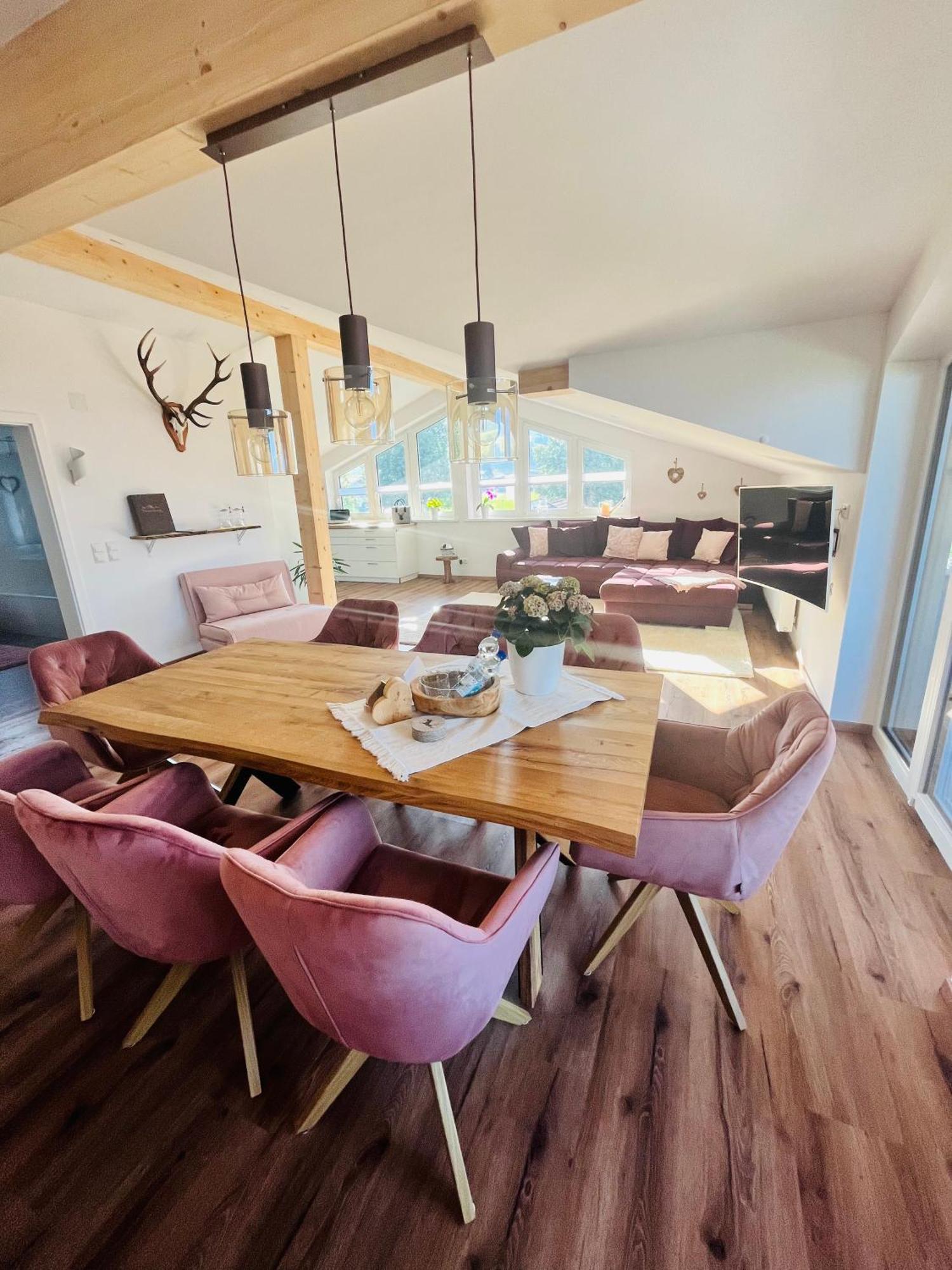 23 Neu Erbaute Ferienwohnung Mit Schloss- Und Panoramablick Halblech Exteriör bild
